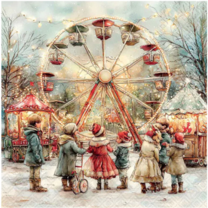 Servilleta de papel Theme Park 33 x 33 cm.