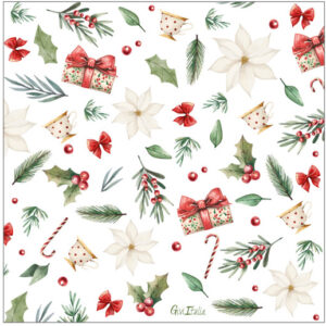 Servilleta de papel A Litlle Christmas 33 x 33 cm.