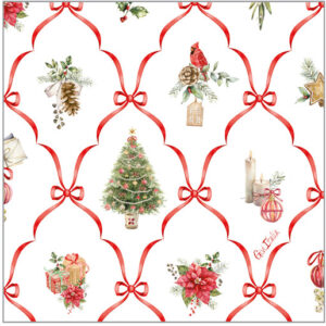 Servilleta de papel Christmas Fantasy 33 x 33 cm.