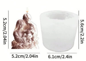 Molde silicona Sagrada Familia 6,1 x 5,6 cm.