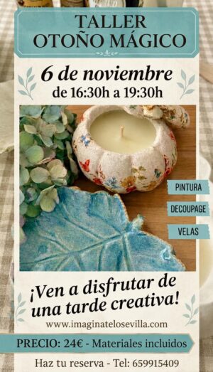 Taller Presencial "Magía de Otoño"  6 Noviembre