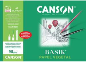 Papel Vegetal A3 95 gr. GUARRO & CANSON , Unidad
