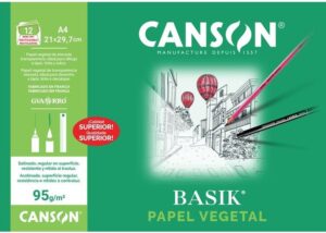 Papel Vegetal A4 95 gr. GUARRO & CANSON , unidad